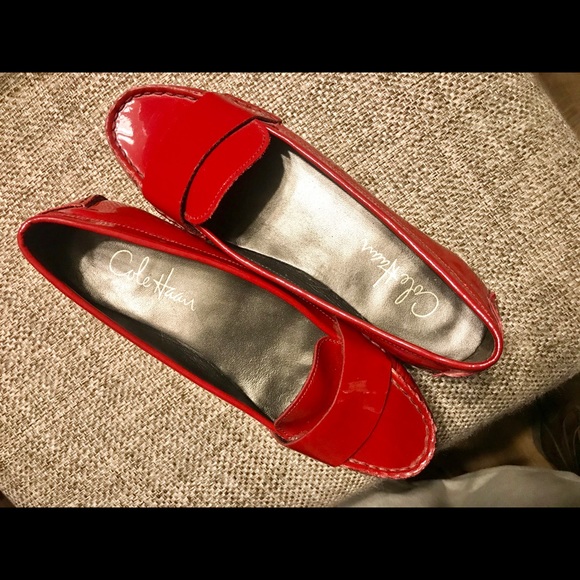 cole haan red flats